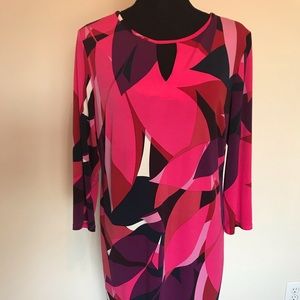 Chico’s 3/4 Length Sleeve Jersey Dress